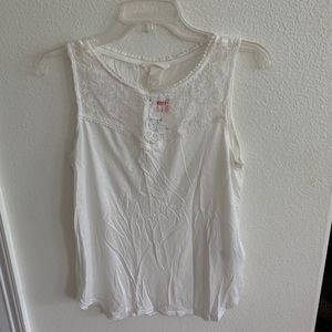 White camisole top